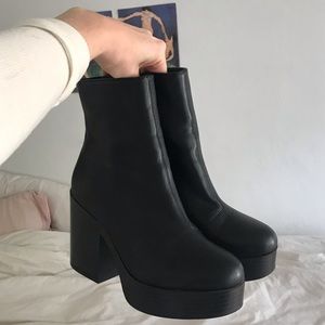 ASOS ember platform ankle boots